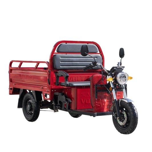Volta VT5 in Rot, Dreiviertelansicht von vorn.
