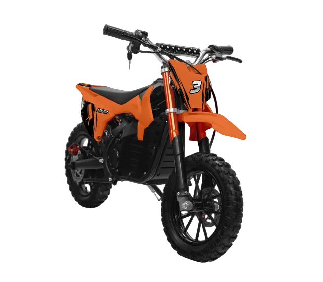 Volta VKX3 in Orange, Dreiviertelansicht von vorn.