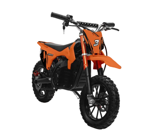 Volta VKX3 in Orange, Dreiviertelansicht von vorn.