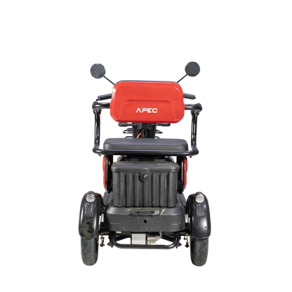 Volta APM2 in Rot, Heckansicht.