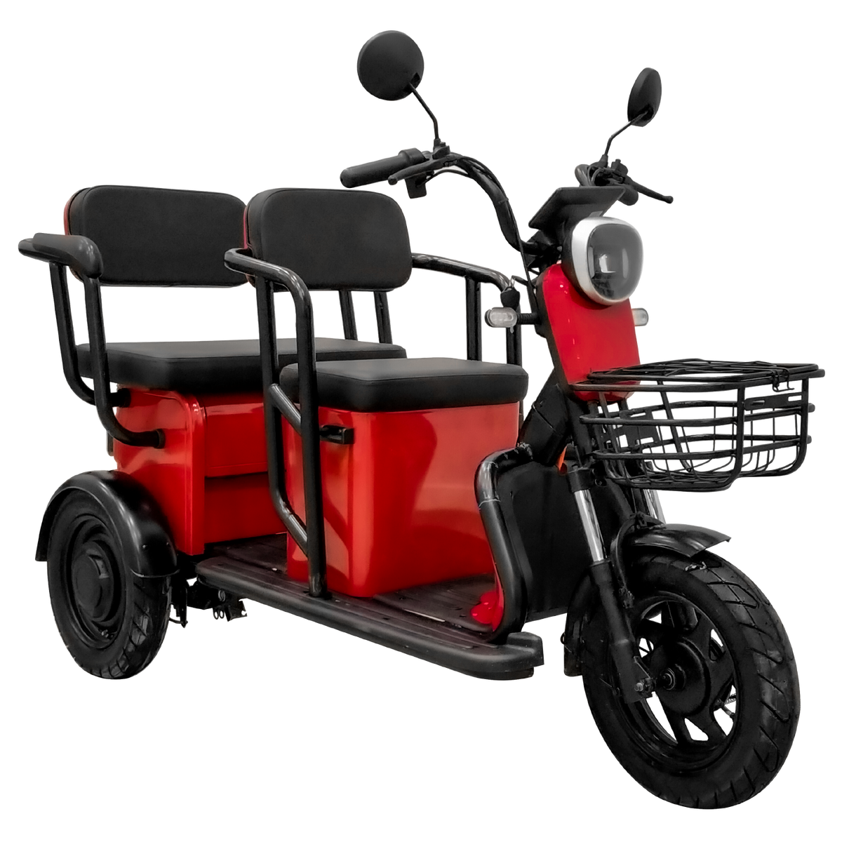 Volta APM5 in Rot, Dreiviertelansicht von vorn.