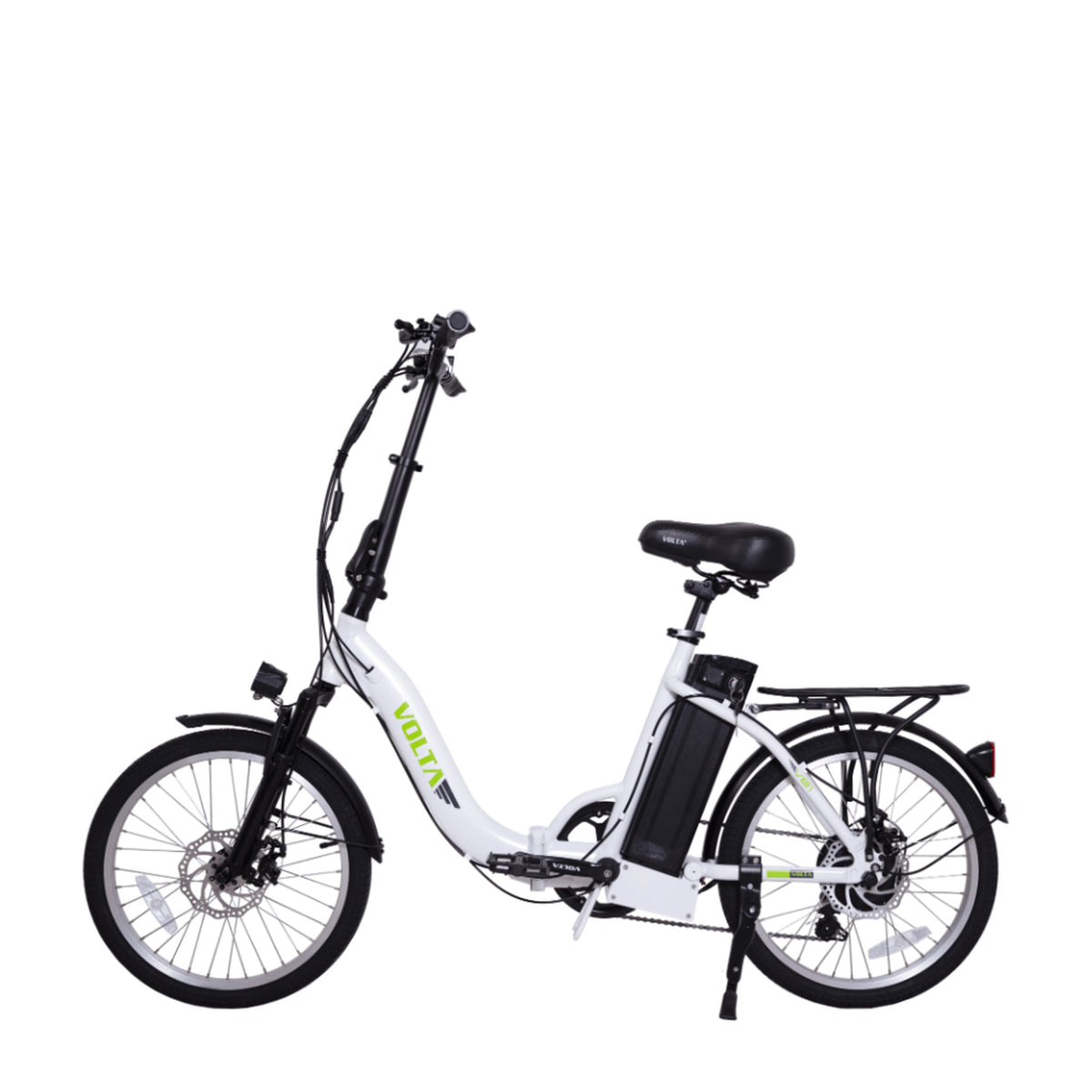 Volta VB1 NEO in Weiß, Seitenansicht aus der Gegenrichtung.