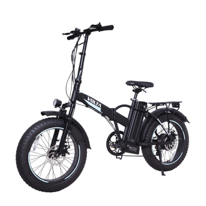Volta VB2 NEO in Schwarz, Dreiviertelansicht aus der Gegenrichtung.
