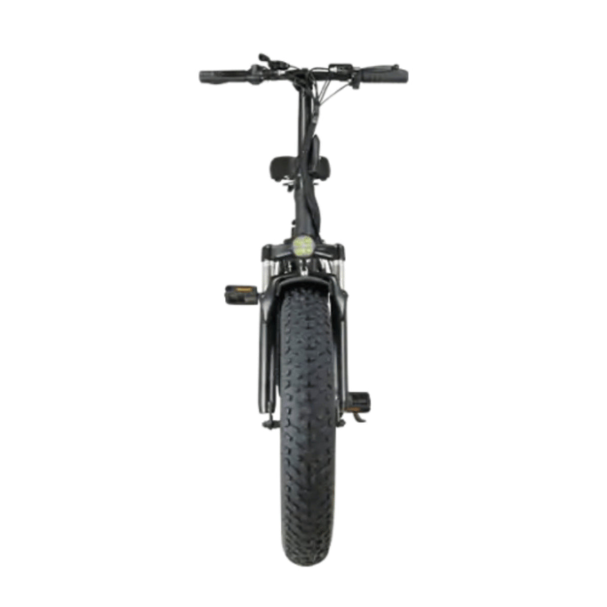 Volta VB2 NEO in Schwarz, Frontansicht.