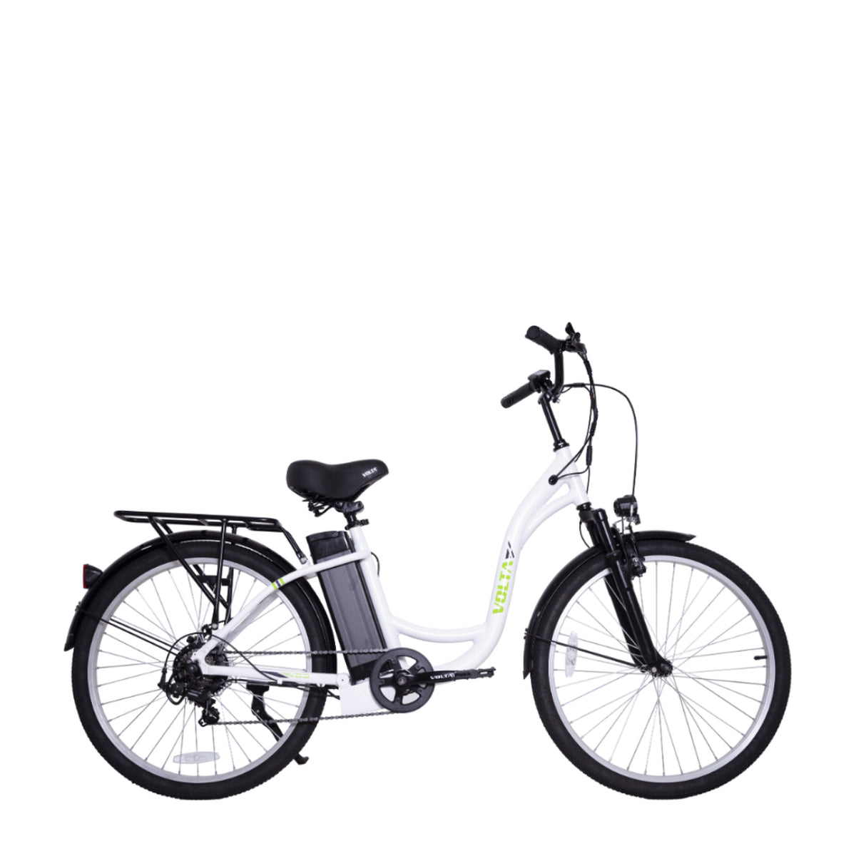 Volta VB3 NEO in Weiß, Seitenansicht.