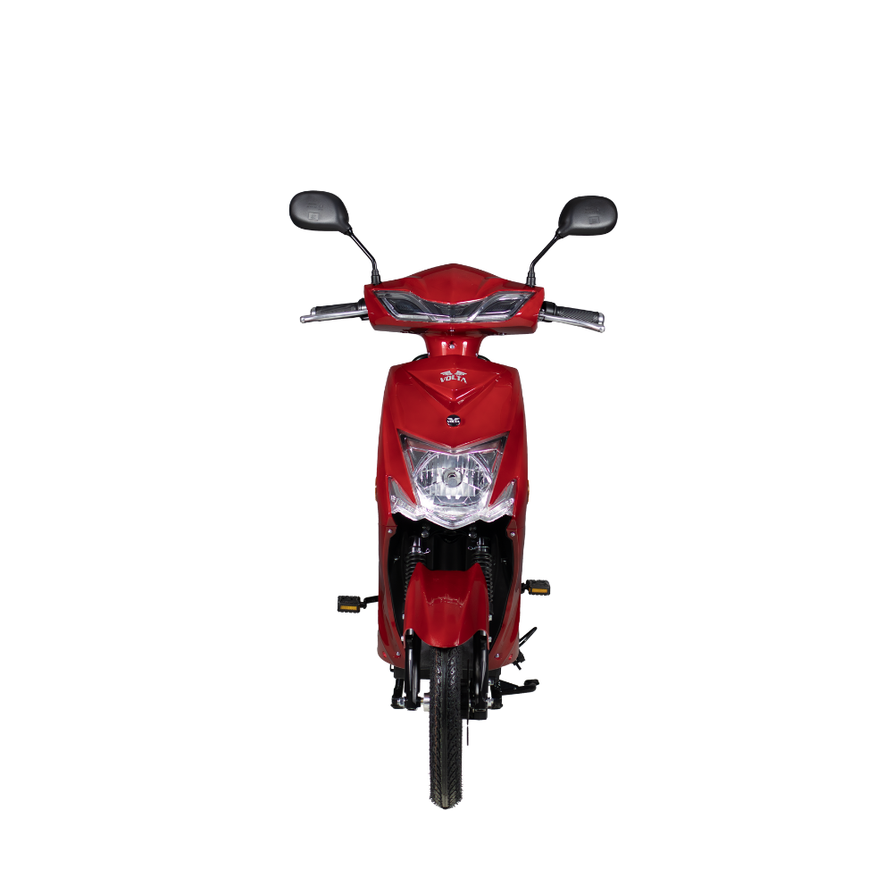 Volta VSX in Rot, Frontansicht.