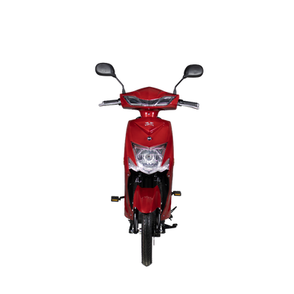 Volta VSX in Rot, Frontansicht.