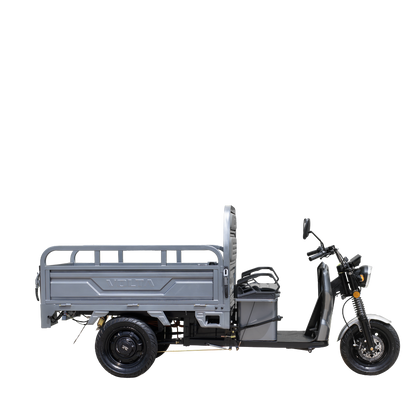 Volta VT5 in Grau, Seitenansicht mit Front nach rechts.